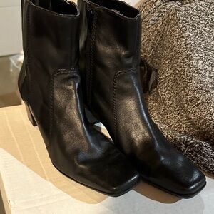 Nine West Black Ankle Booties